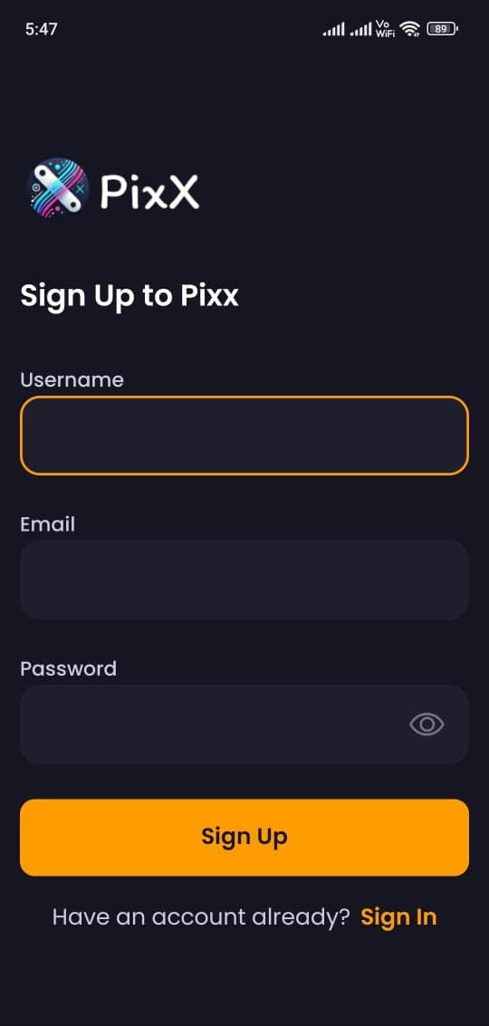 Sign Up